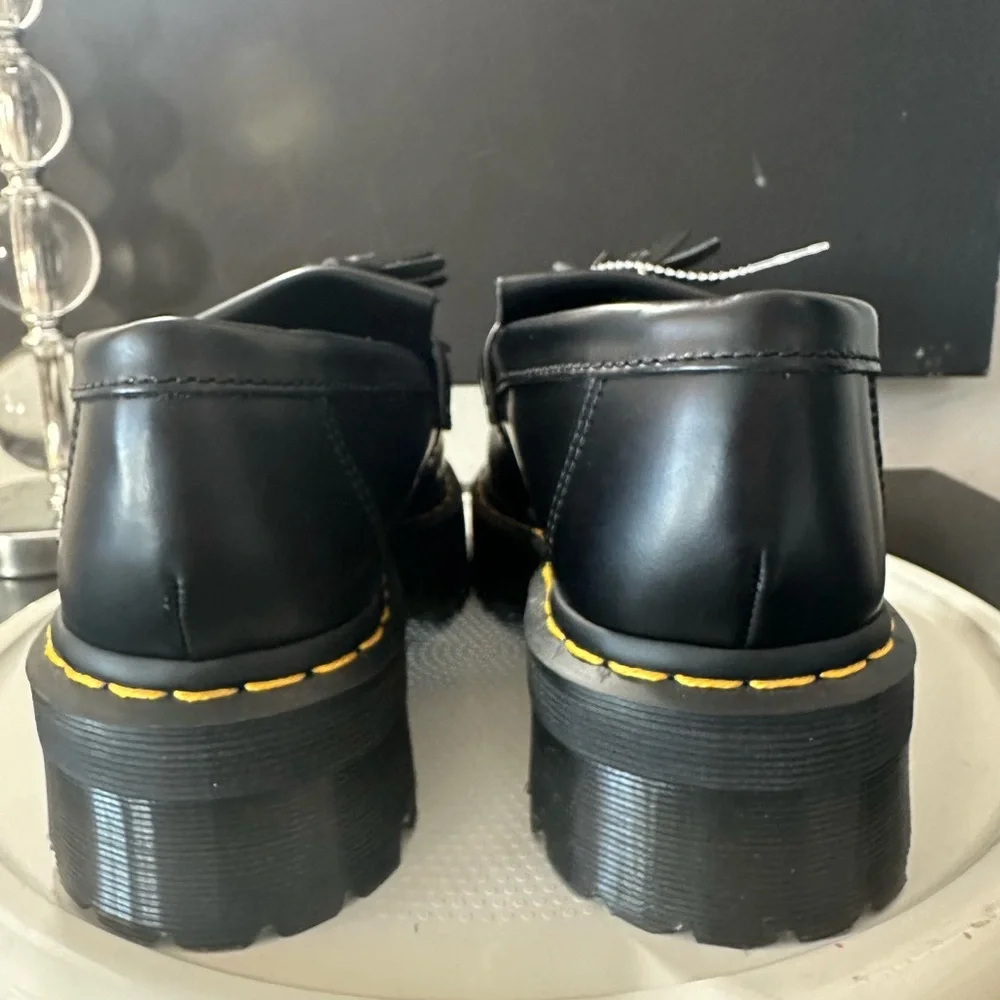 🆕Dr. Martens ADRIAN QUAD PLATFORM Tassel Loafers - Picture 8 of 17